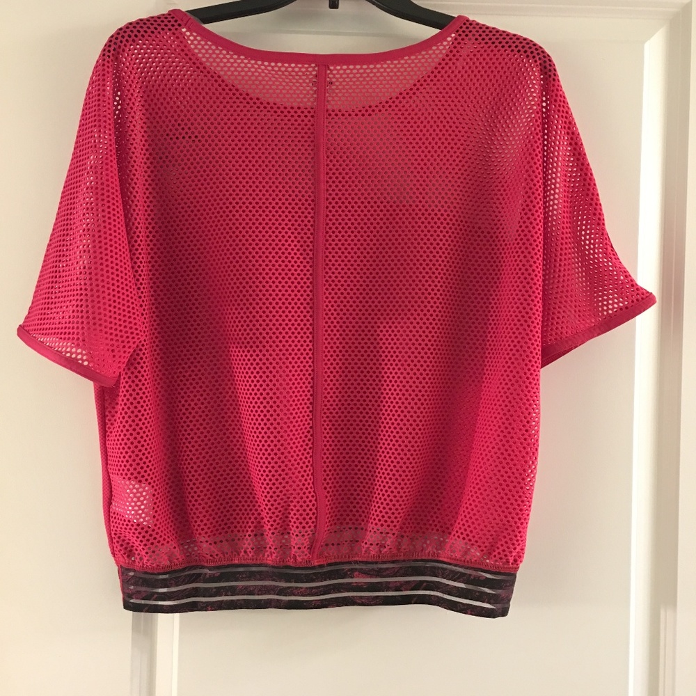 Puma Pink Active Mesh Top - Picture 5 of 6